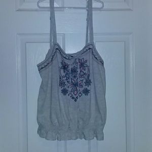 FREE with any $15 purchase American Eagle tank (banded waist)